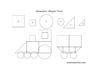Geometric Shapes Train