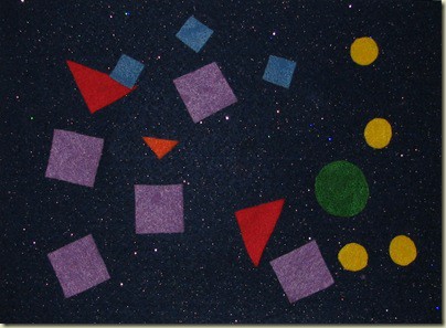 geometric shapes art for preschoolers