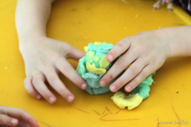 Host a play dough party! Such a fun play date idea for kids. Love the recipe in this post, too.