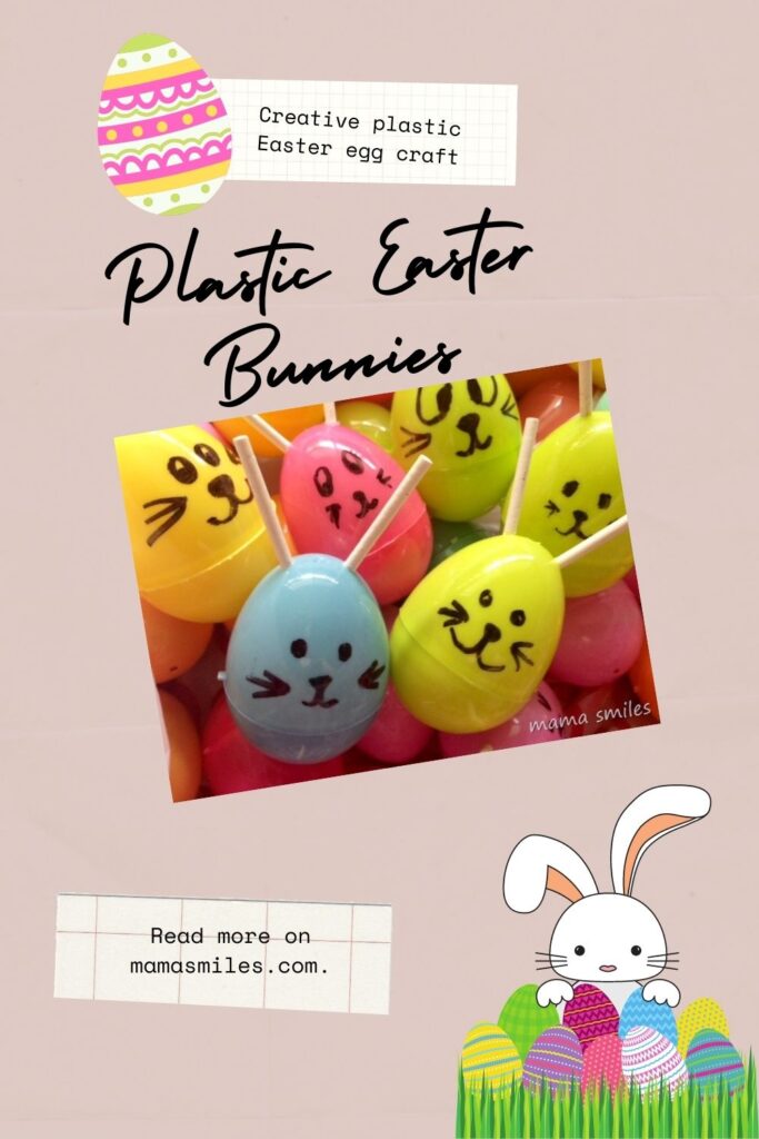 plastic Easter egg craft for kids