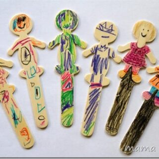 Image for Easy Kids Activities: Make Stick Puppets