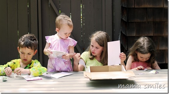 Crafters Crate comes with four projects per crate, creating great sibling crafting experience. The open-ended materials allow kids to switch up activities.