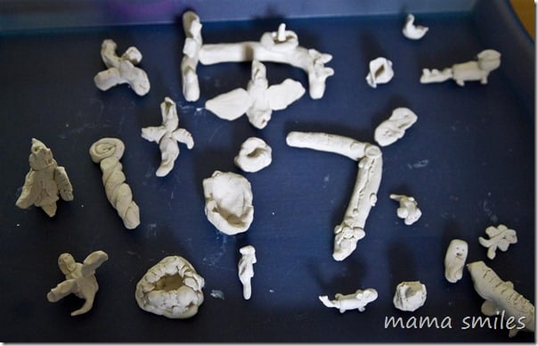 Art for kids: Crayola white clay creations
