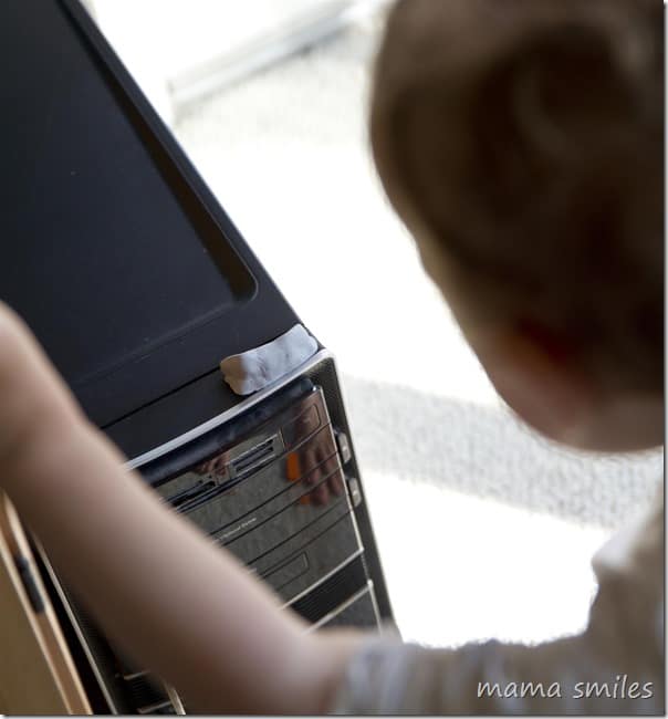 keeping toddlers away from power buttons