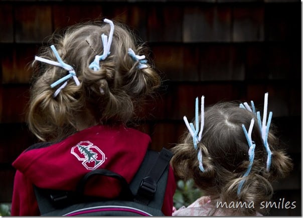 crazy hair day fun with pipe cleaners