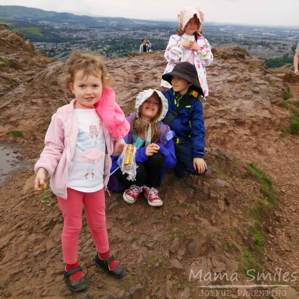 How to climb Arthur's Seat in Edinburgh with kids