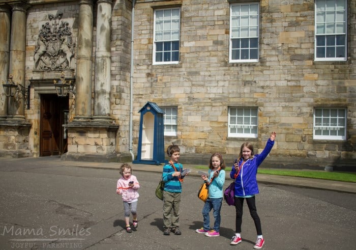 Visiting Holyrood Palace with Kids