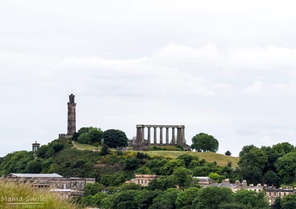 Edinburgh's Arthur's Seat offers incredible views of the city, including Carlton Hill