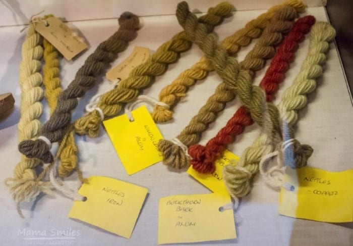 Natural dyes used by Celts during Scotland's Iron Age