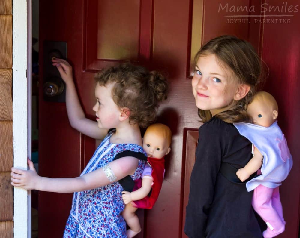 diy baby doll carrier