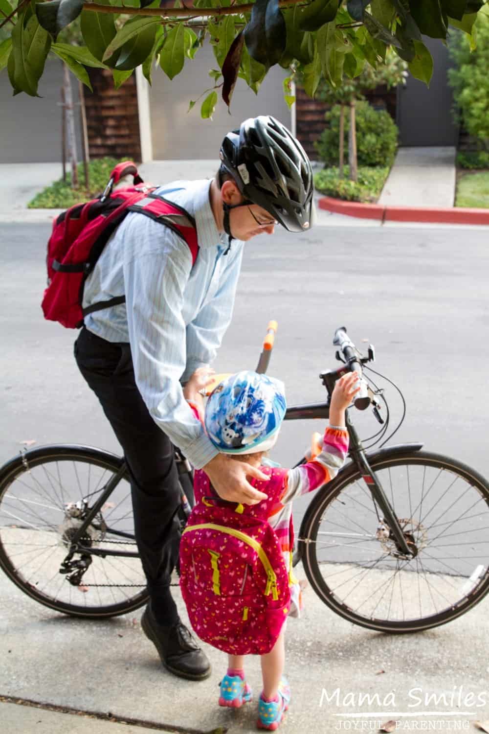 Bike safely and easily with kids using the Tyke Toter