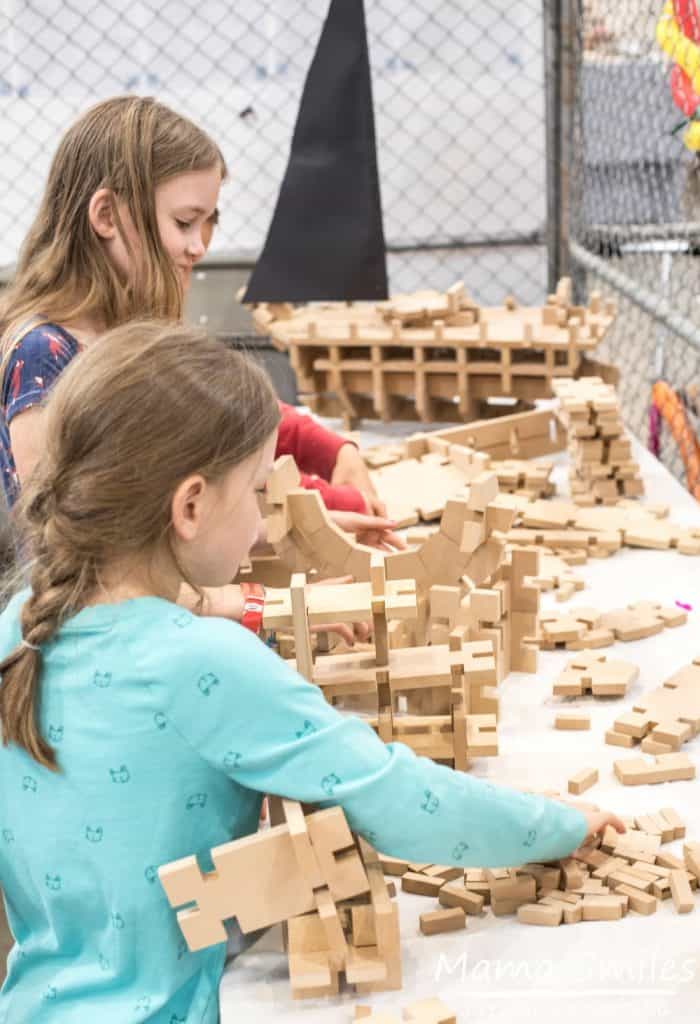 These blocks were my kids' favorite thing at #makerfaire this year, The creator is generously sharing instructions on how to make your own with my readers. Click through for the downloadable PDF file with instructions for this cool DIY toy!