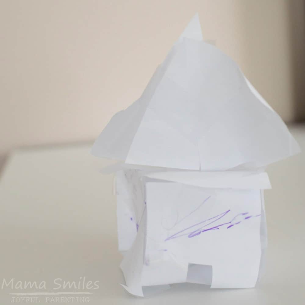 paper crafting to keep kids busy on the road