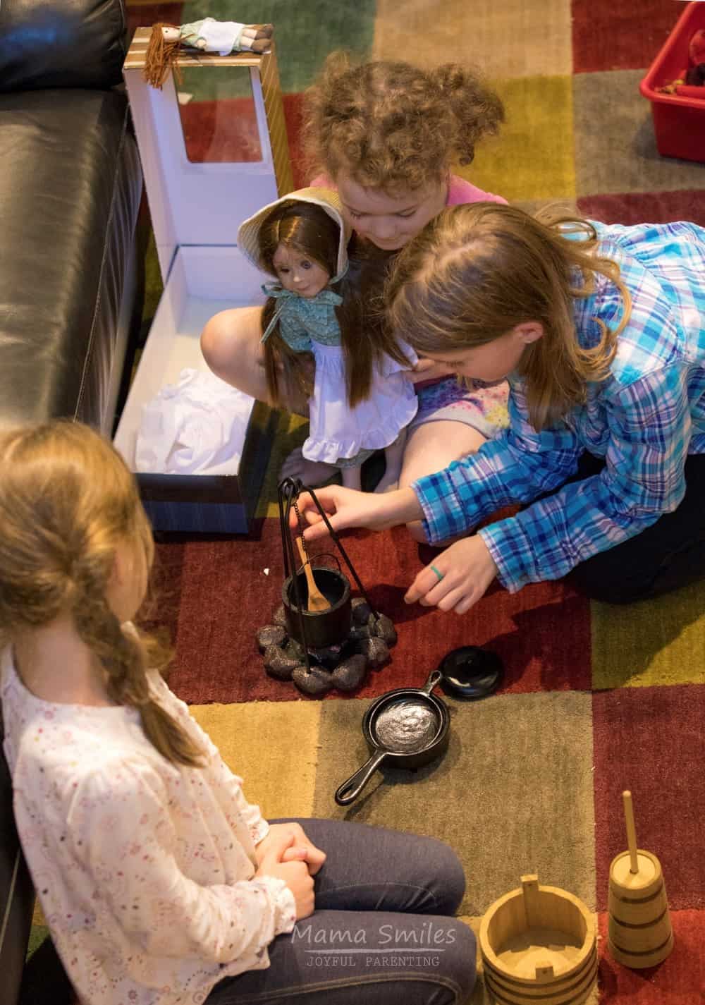 How do you bring history to life for your kids? Learn how we are bringing pioneer history to life with The Queen’s Treasures. #history #thequeenstreasures #kidsactivities #dolls