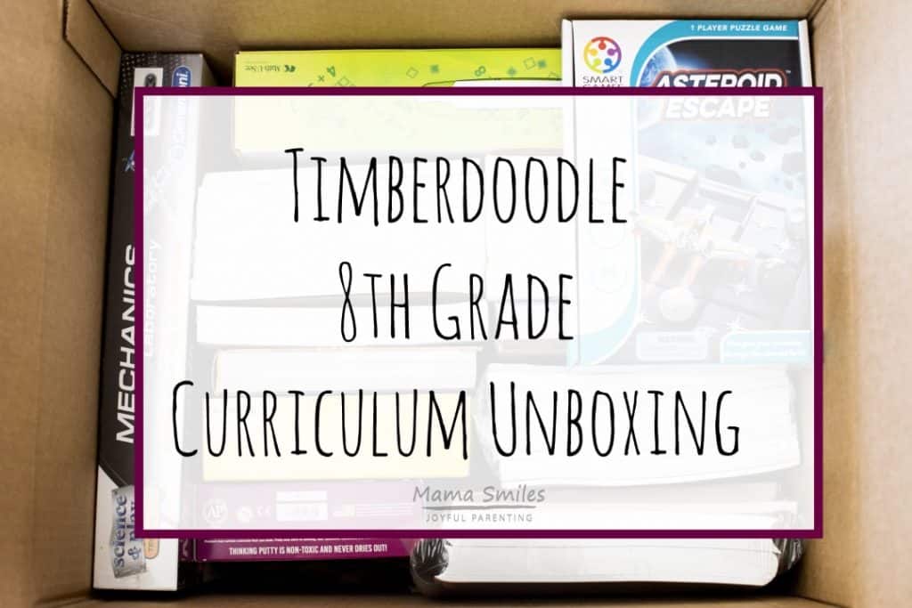 Timberdoodle 8th grade curriculum unboxing #edchat #homeschool #8thgrade