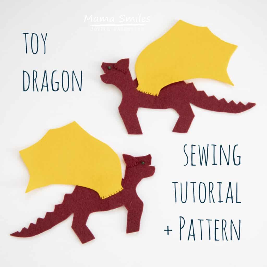 Sew a soft toy dragon