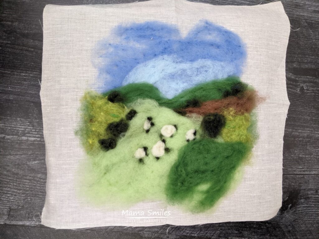 wool painting for beginners