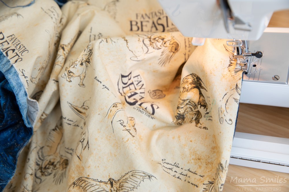 Sew a Fantastic Beasts blanket