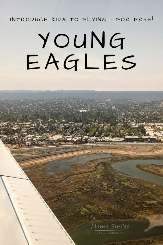 free flight with young eagles