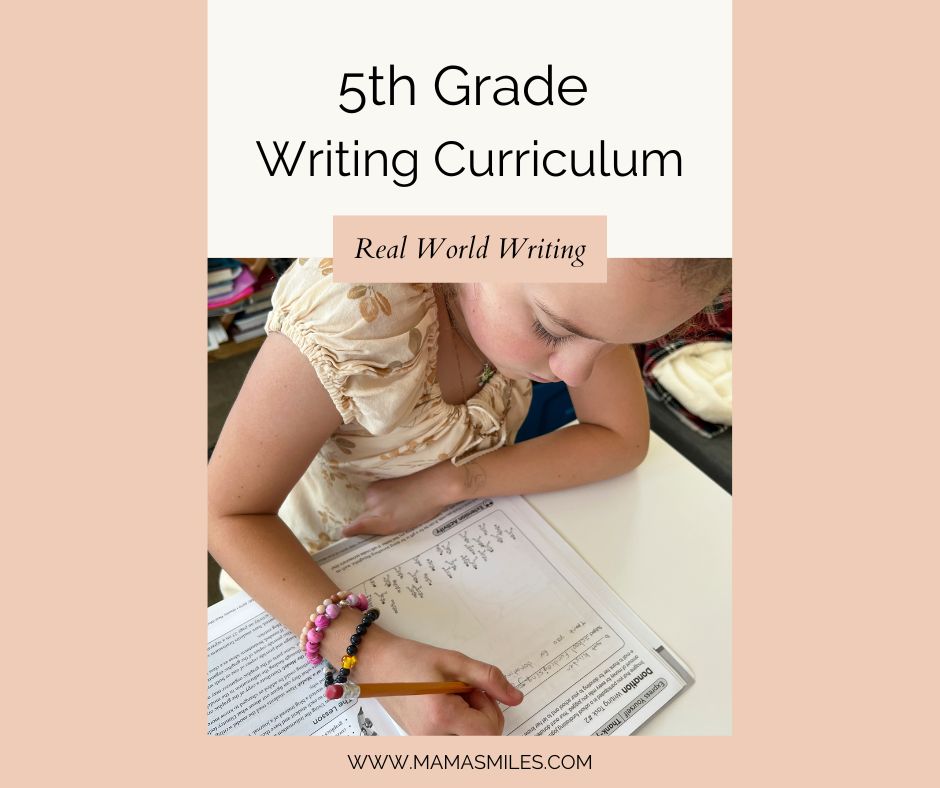5th grade writing curriculum review