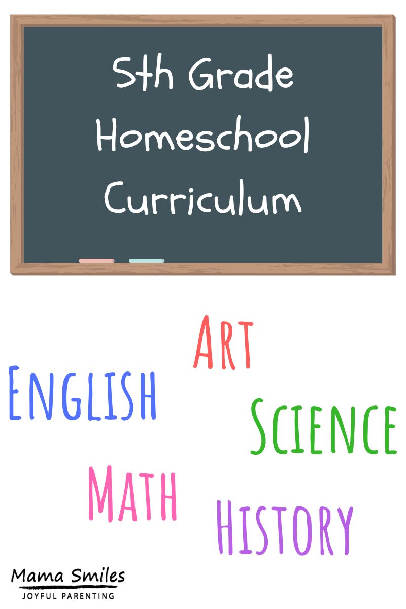 Anna's 5th Grade Homeschool Curriculum