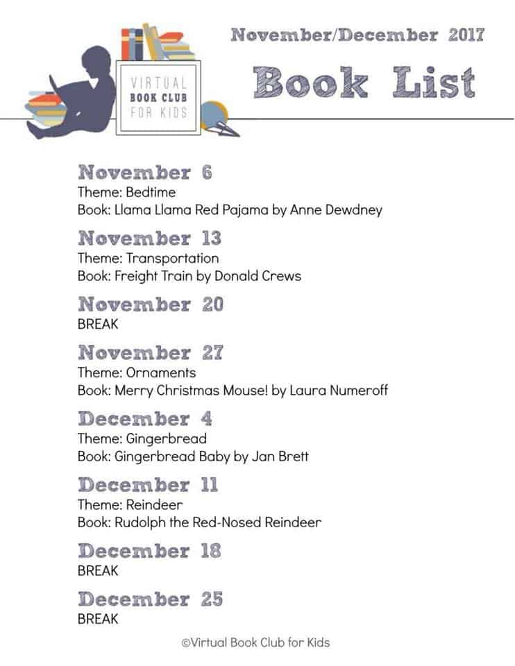 November and December picture books for kids