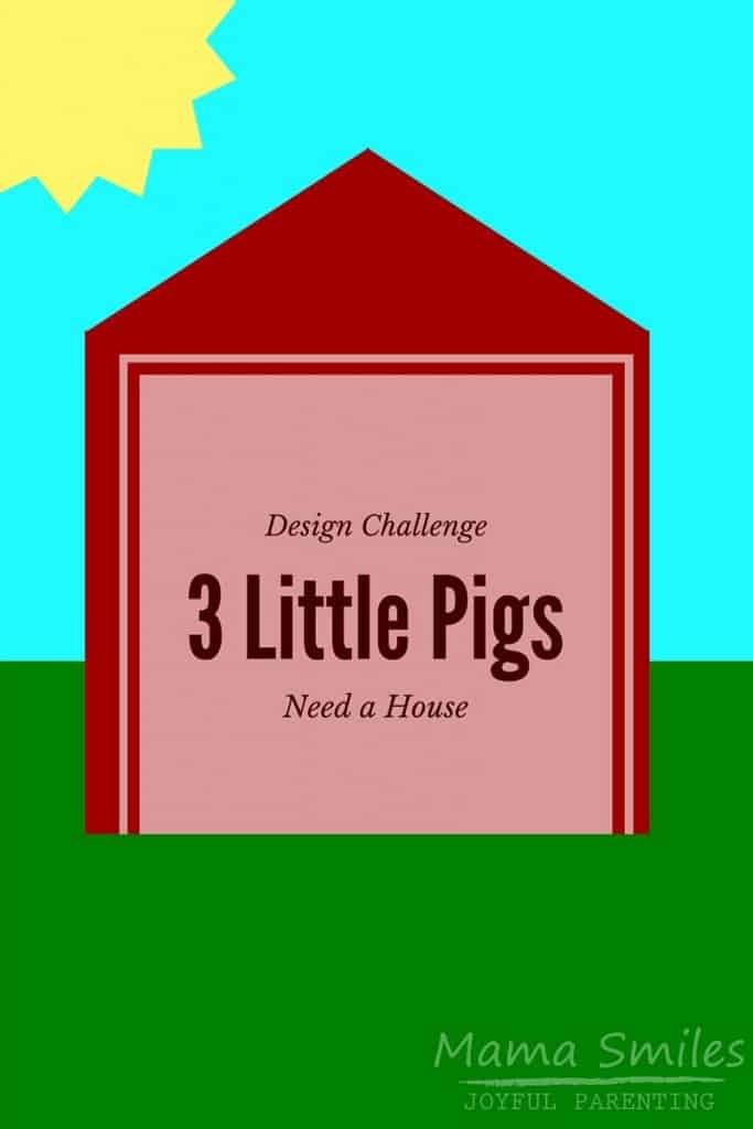 This is a fun design challenge for kids: Build a house for the three little pigs! Kids think creatively as they hone their engineering skills!