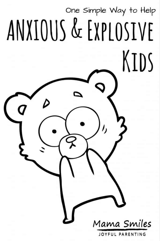 Are you struggling with anxious and explosive kids? Try this simple tip to lower anxiety and keep kids from falling apart.