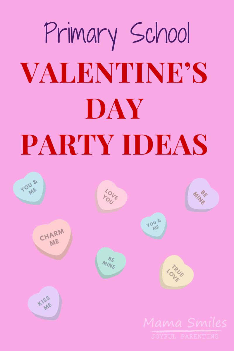 Valentine's Day party ideas - class party ideas for elementary school / primary school aged students. #valentinesday #classparty #roommom #kidsactivities #kidspartyideas