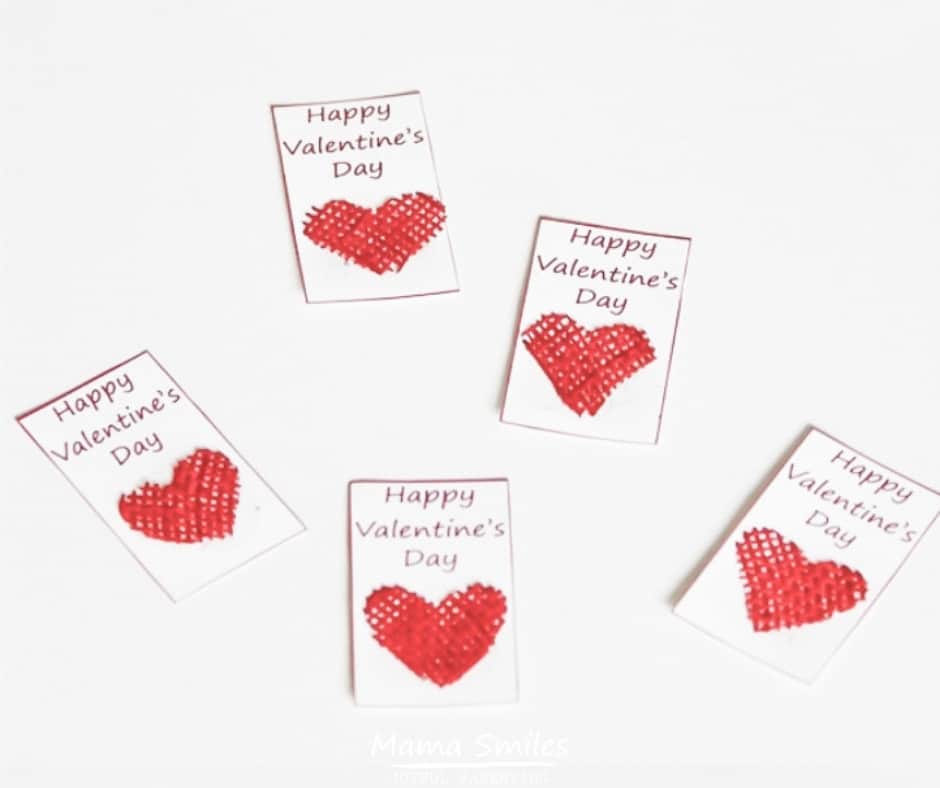 Easy printable valentines kids can make - personalize however you like! We made burlap valentines