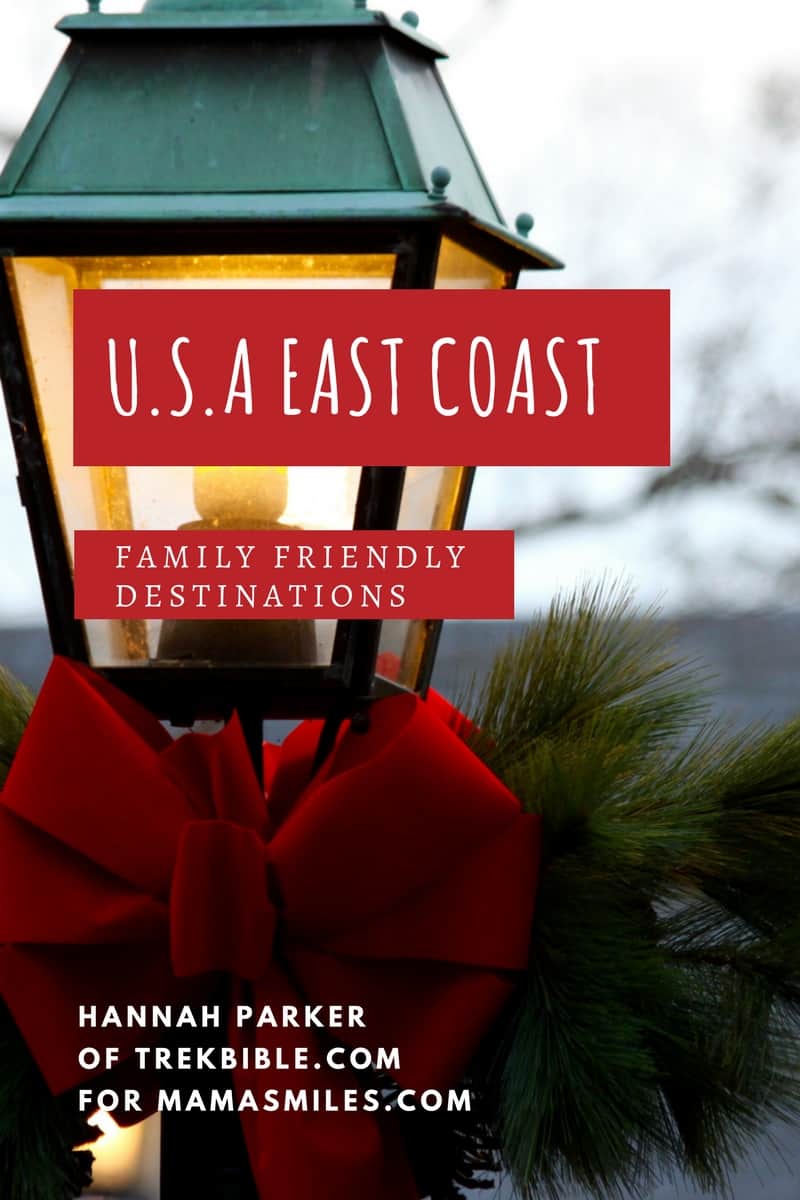 This holiday season, take advantage of your family time and vacation to one of these amazing U.S. East Coast family destination cities for this winter. #familytravel #EastCoast #travelblogger #travelwithkids