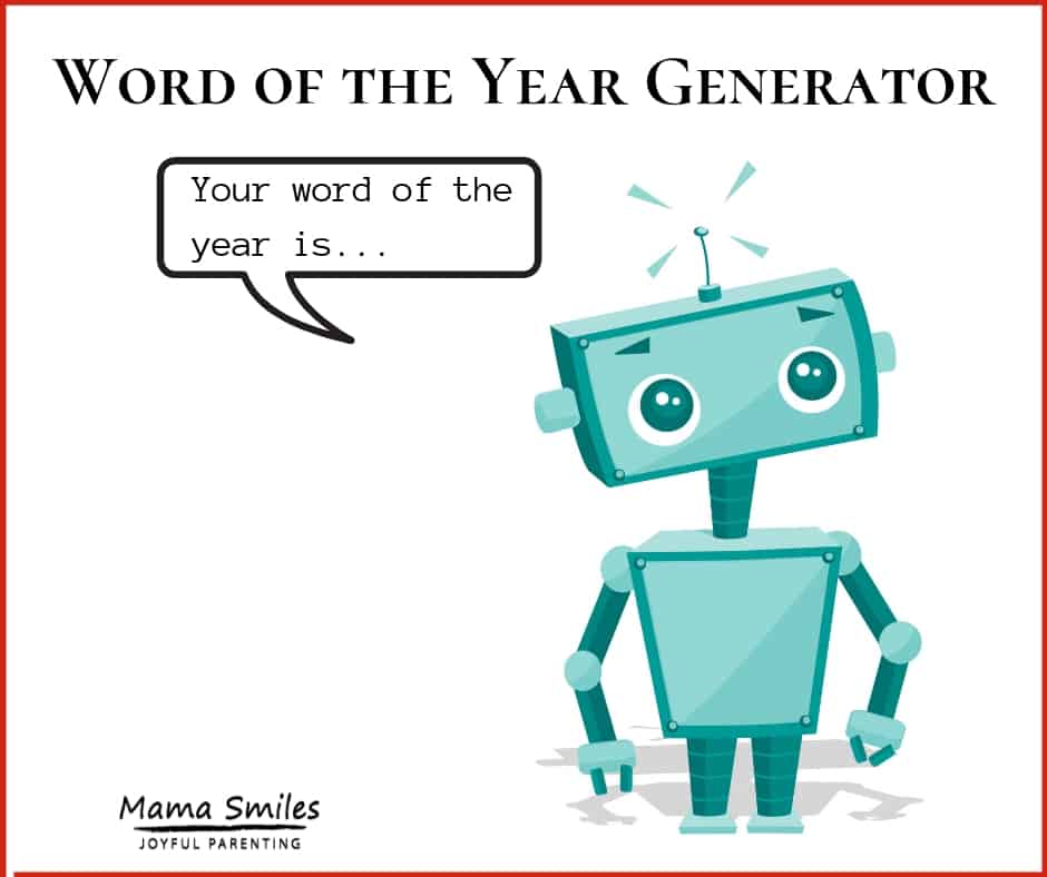 Find your word of the year at the click of a button!