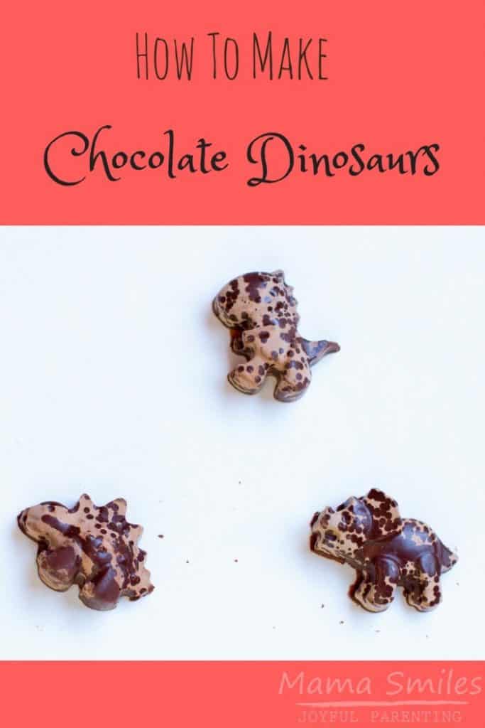 How to Make Chocolate Dinosaurs With Your Kids
