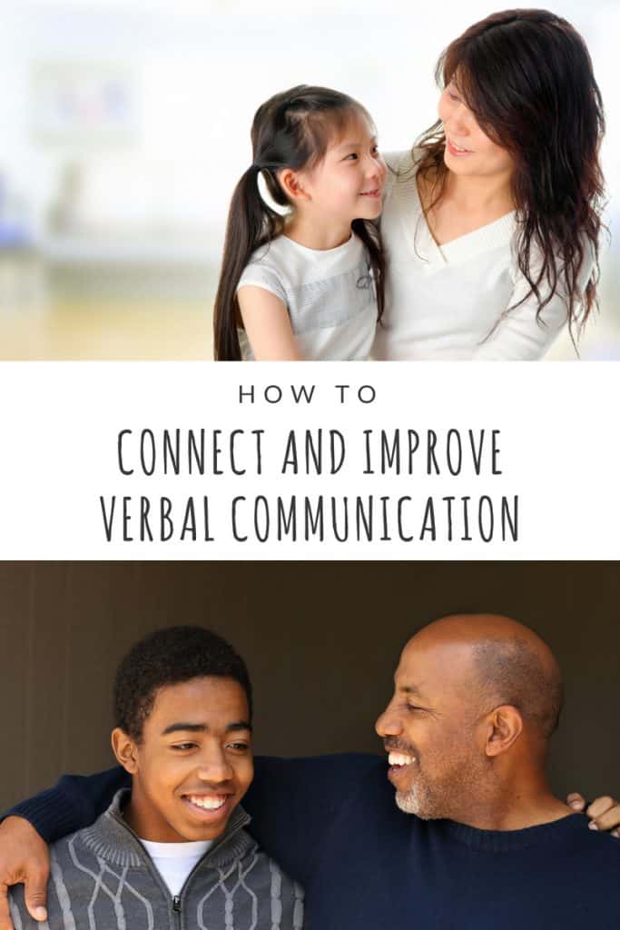 Are you wondering how to improve verbal communication with your child? Try these three simple steps to improving your child's verbal communication skills. #parenting #edchat #communication #raisingchildren #socialskills