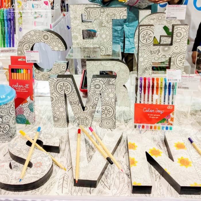 These color-in letters are perfect for my kids' rooms! The Best Craft Supplies & Craft Kits from Creativation 2017