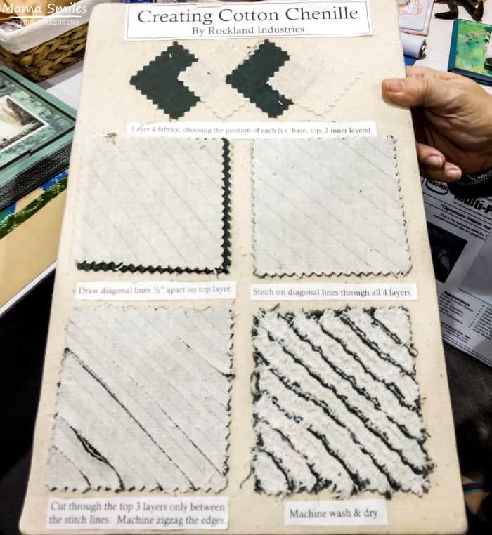 How to make Chevron fabric and other crafting brilliance from Creativation 2017
