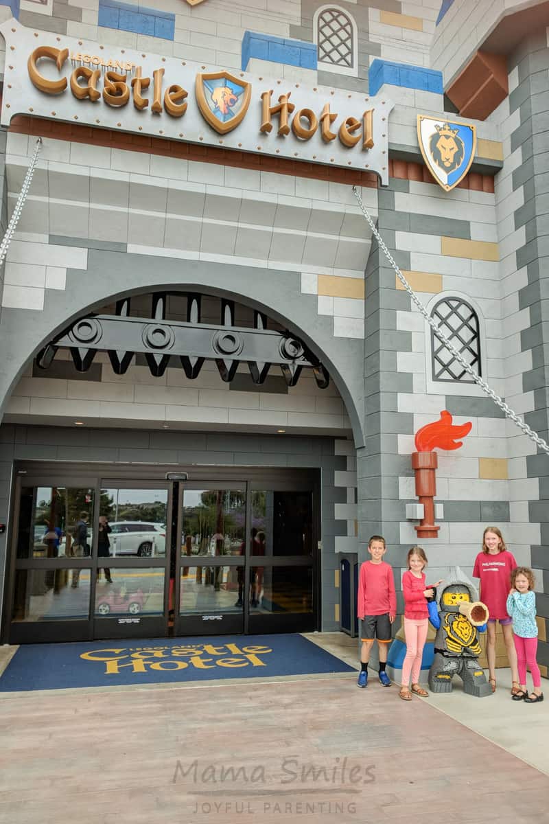 Legoland California Castle Hotel Review. #travelwithkids #familyvacation #LegolandCA