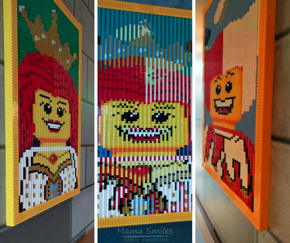 Two sided LEGO pictures