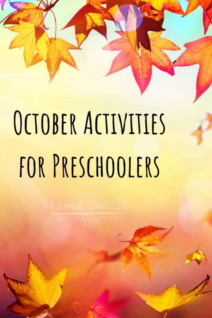 Autumn is full of wonderful educational activities for young children. Today's post features our favorite October activities for preschoolers. #ece #kidsactivities #preschool #autumn #fall #fallkidsactivities