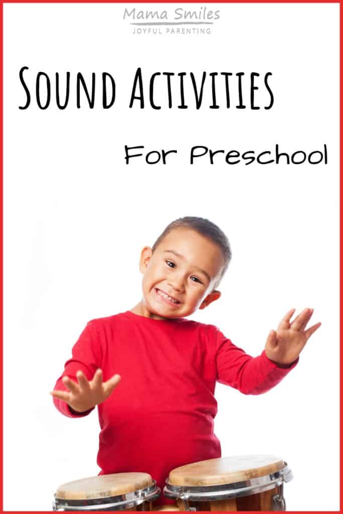 sense of sound activities for preschool aged children