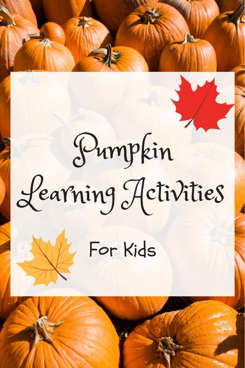 Pumpkin learning activities for kids