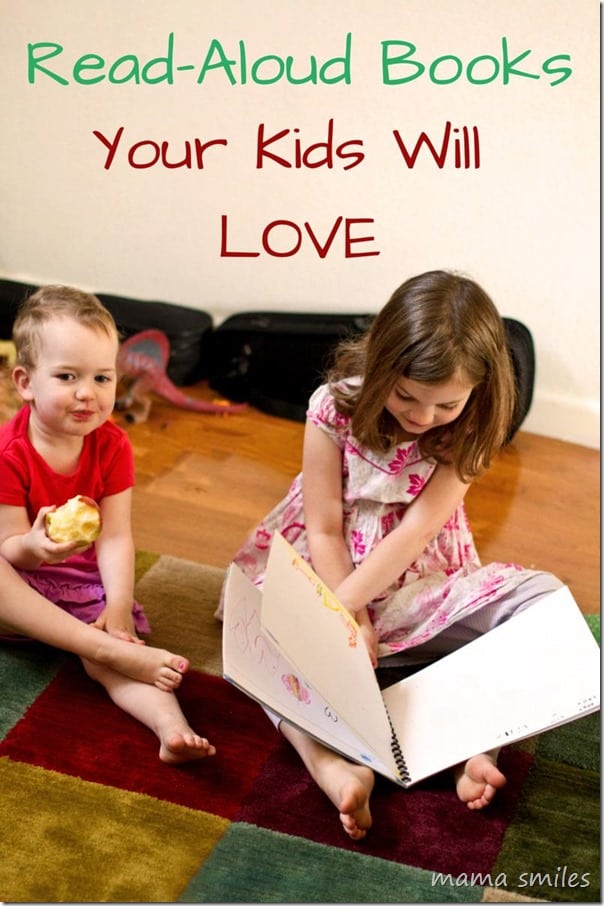 Favorite Read-aloud books and tips for reading out loud to your kids.