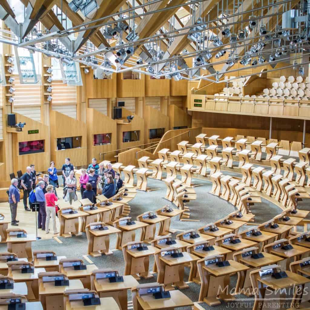 Did you know that you can tour Sottish Parliament? Scottish Parliament tours bring government to life by allowing for hands-on look at history and government.