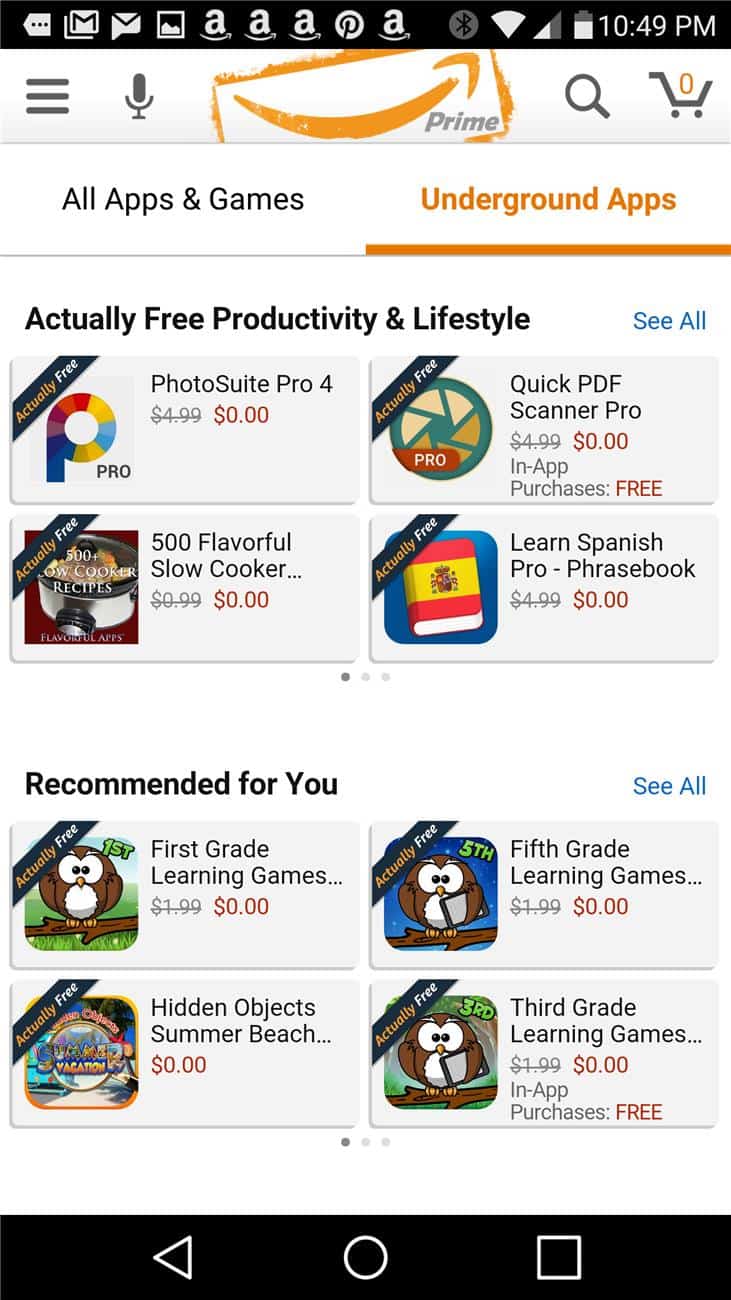 There are a lot of free apps out there! Unfortunately, most of them come with ads built in or in-app purchases. I don't want my children accidentally clicking on ads, and I also don't want them accidentally purchasing add-ons. Amazon Underground provides access to an incredible catalog of premium, family-friendly apps and games for free. There are no in-app purchases or ads! The app AND in-app purchases are actually free! Sponsored post.