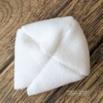 how to make a fabric snowball