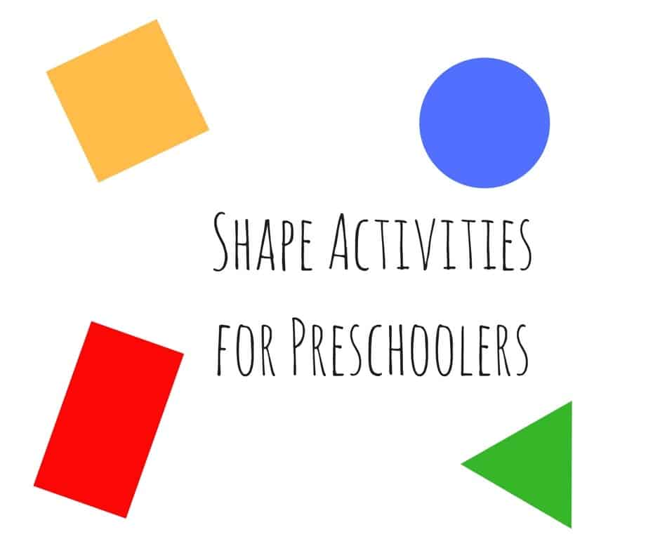 Easy shape activities for preschoolers