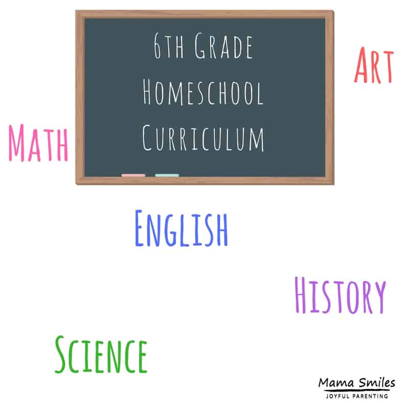 Sixth grade homeschool curriculum - everything you need for a great homeschool year.