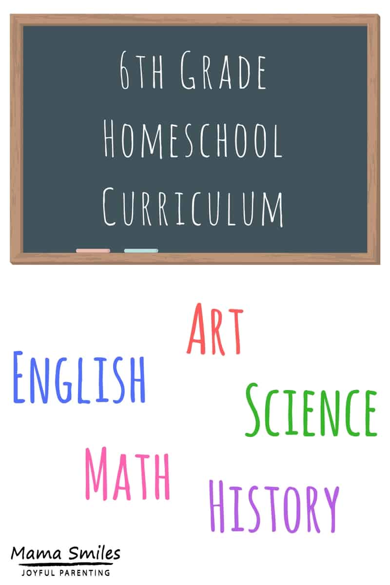 Everything you need to create a well rounded 6th grade homeschool curriculum: English, math, history, science, art, and more. #homeschool #curriculum #6thgrade #12yo #edchat