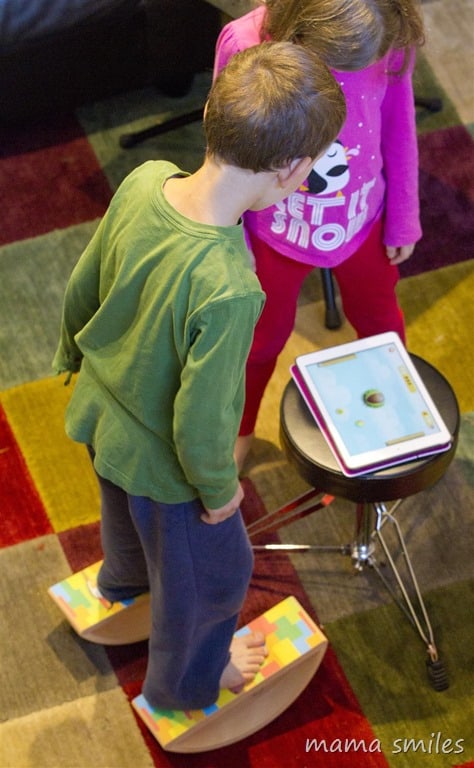 build balance and coordination with the Swingy balance boards and app!