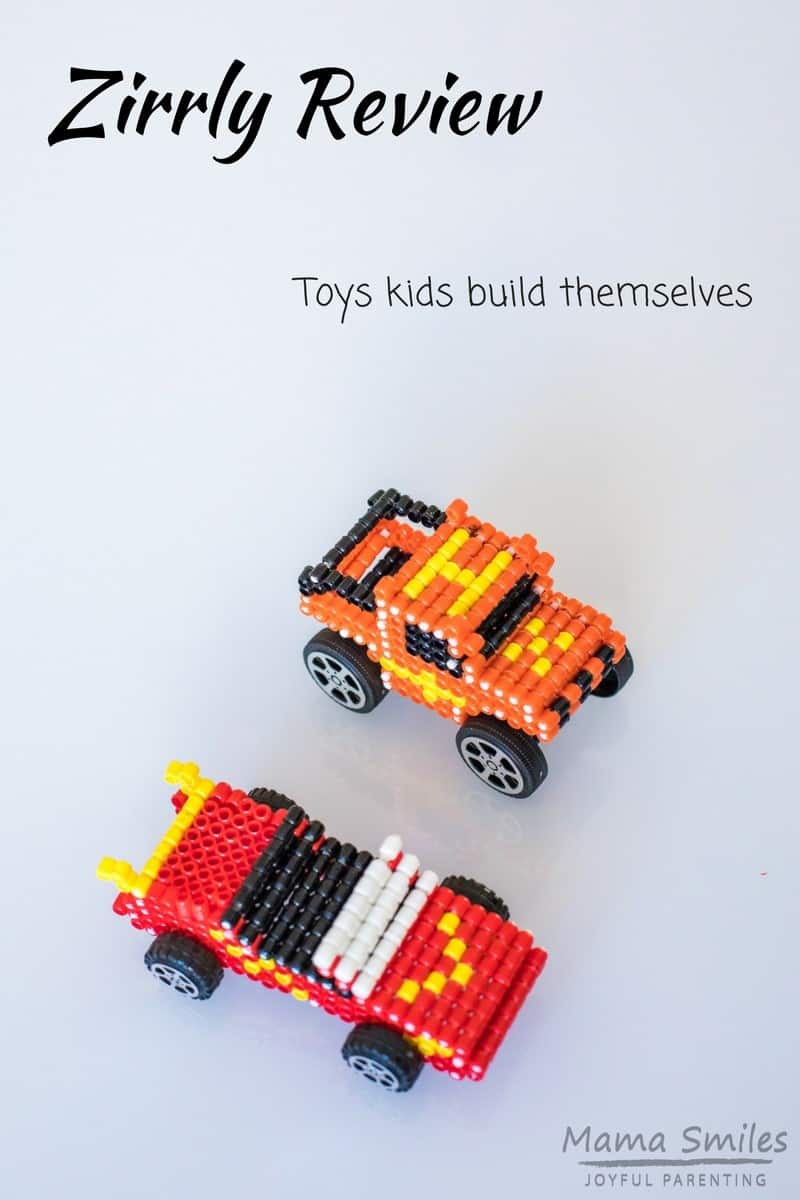 Making your own toy is a pretty amazing feeling. My kids loved making their own car and truck using Zirrly fusible super beads. Zirrly review - we were sent a 3D Car and Truck set to write this post. #zirrly #superbeads #waterbeads #fusebeads #hsreviews